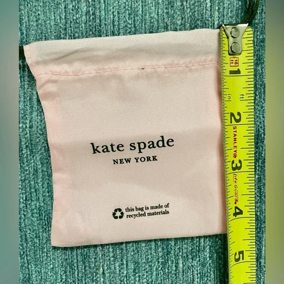 Kate Spade NEW YORK Jewelry Dust Bag Light Pink with Drawstring - Picture 4 of 7